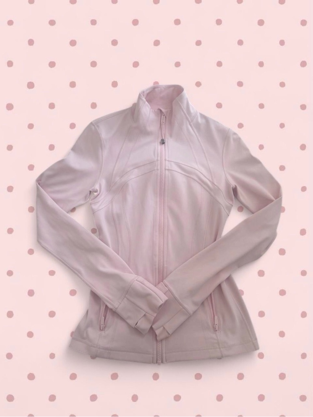 Strawberry Light Pink Full-Zip Lululemon Define Jacket, Size 4 💘💘💘